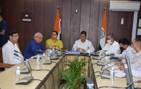 विधानसभा सत्र को लेकर स्पीकर ने विधानमंडल दल के नेताओं व कार्यमंत्रणा समिति की बैठक ली