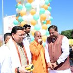मुख्यमंत्री ने खटीमा में किया 215 फीट ऊँचे तिरंगे का लोकार्पण