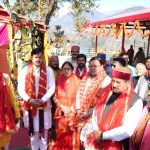 मुख्यमंत्री बीरों देवल रुद्रप्रयाग में आयोजित मां चंडिका महावन्याथ देवरा यात्रा में हुए शामिल