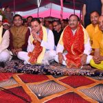 मुख्यमंत्री नगाण गांव में आयोजित श्रीमद्भागवत कथा में हुए सम्मिलित