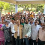 गंभीर बीमारियों में आयुष्मान की धनराशि बढ़ाने को मोर्चा ने तहसील कार्यालय में किया प्रदर्शन