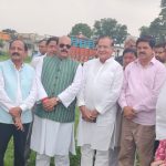 कांग्रेस नेताओं ने बन्नू स्कूल के मैदान में राहुल गांधी के कार्यक्रम की तैयारियों का जायजा लिया