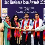 अल्मोड़ा के आशुबोध देवड़ी को राजनीतिक जनसंपर्क में योगदान के लिए मिला सम्मान